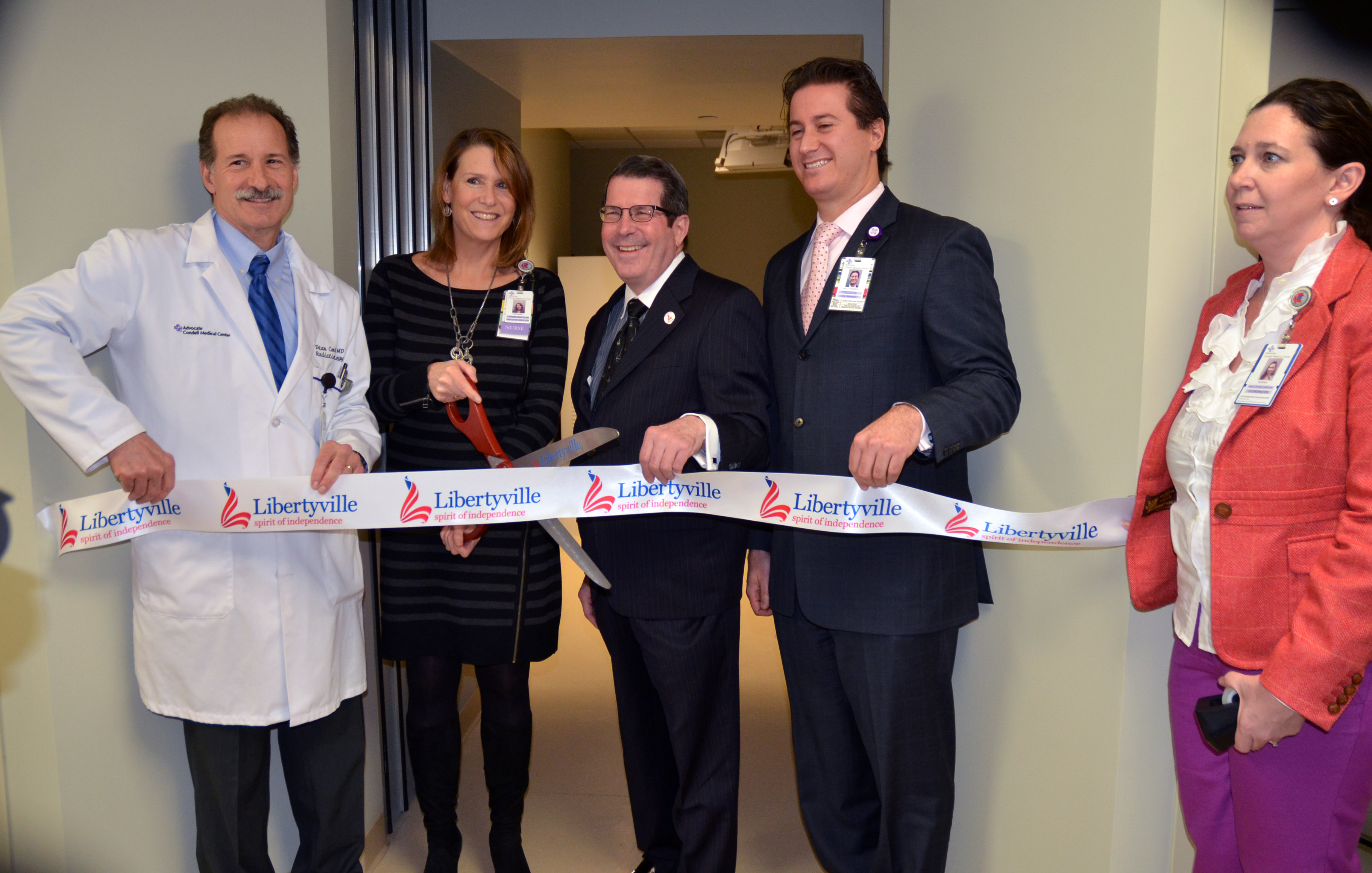 Condell Oncology Center ribbon cutting
